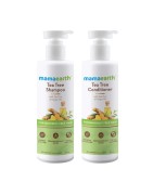 MamaEarth Combo Pack of Tea Tree Shampoo and Conditioner 250ml each with Tea Tree & Ginger Oil For Dandruff Free Hair